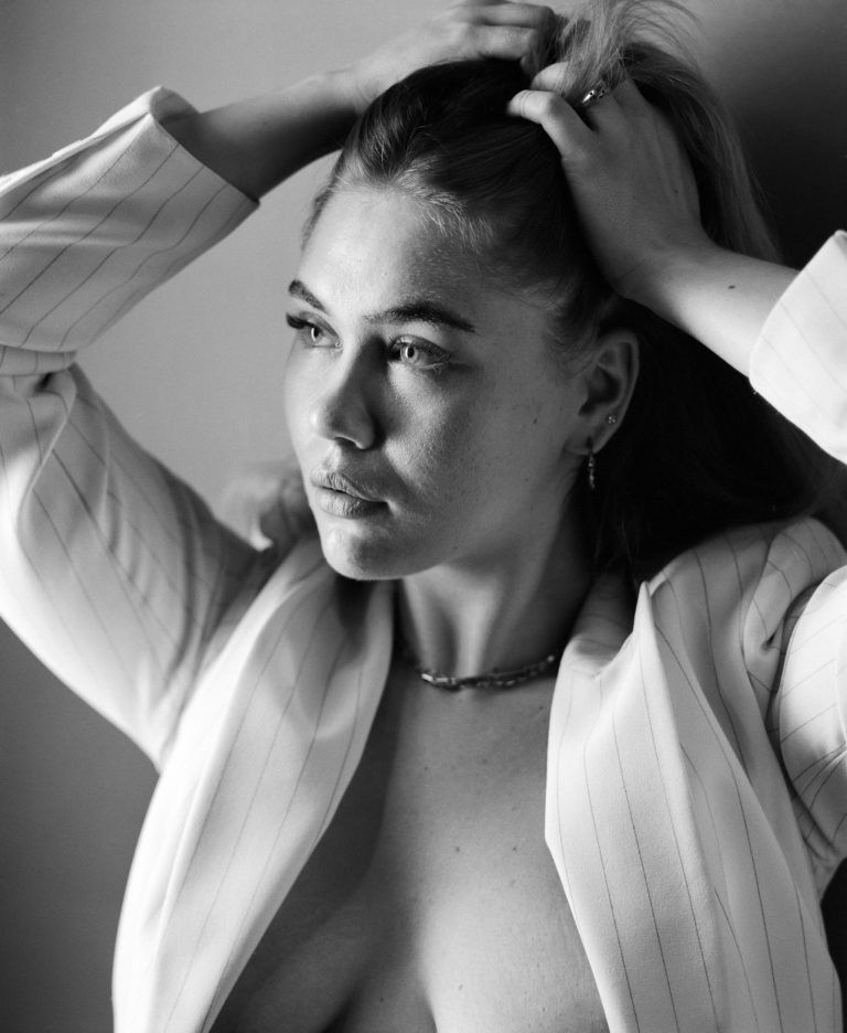 erotic Portrait of J shot on Fomapan 100 classic