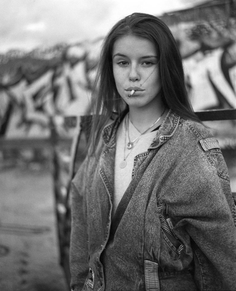 Generation Z Girl smoking 2